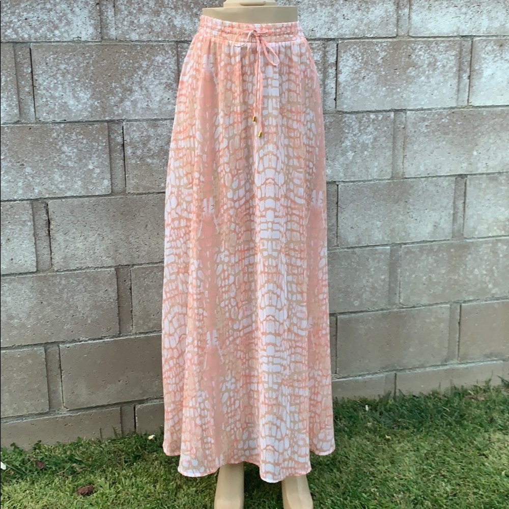 WORTHINGTON NWIT CHIFFON MAXI SKIRT M (No lining)